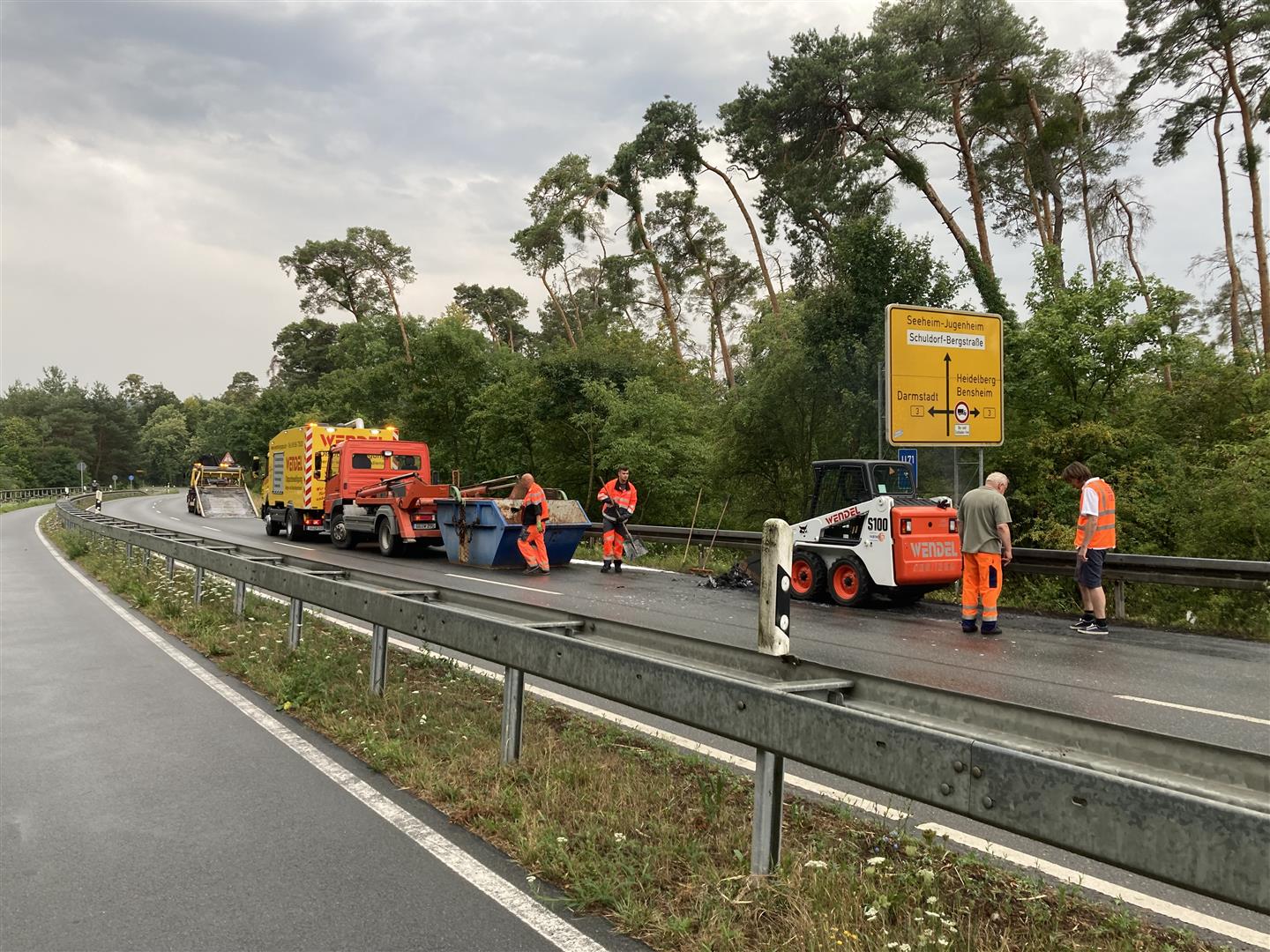 Großer Einsatz in Seeheim