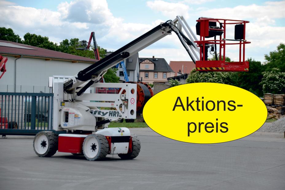 HR 15 NE --- Gelenk-Teleskop-Arbeitsbühne, Bj. 2008