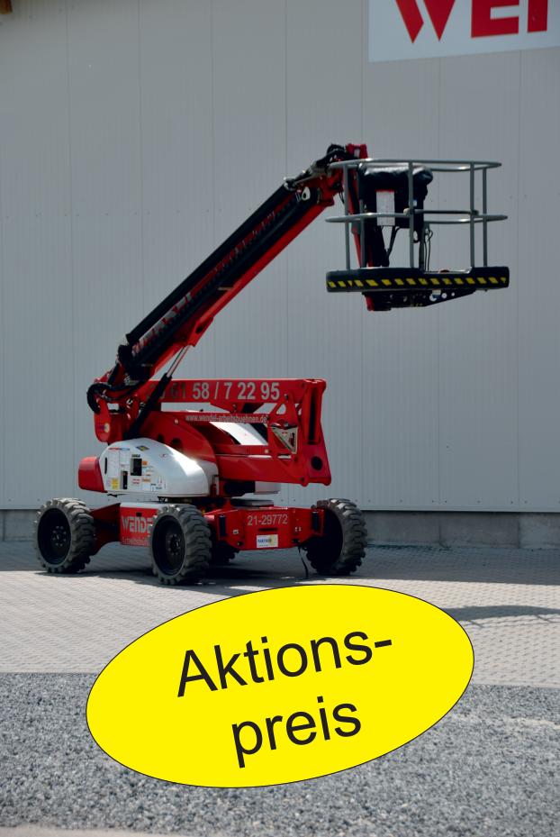 HR 21 DE 4x4 Hybrid --- Gelenk-Teleskop-Arbeitsbühne, Bj. 2014